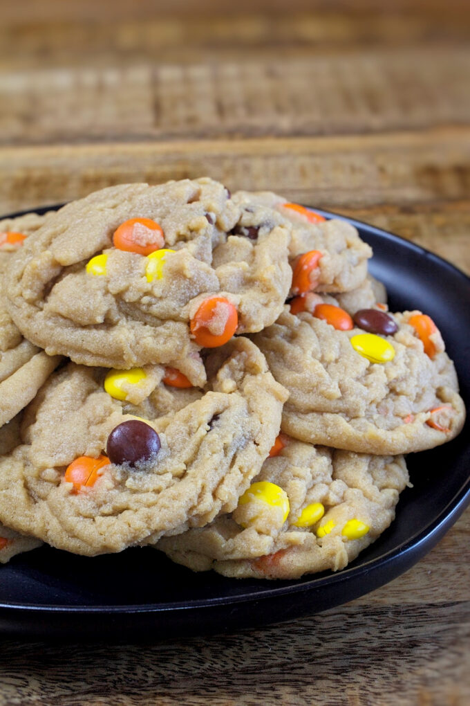 Reeses pieces peanut butter cookies.