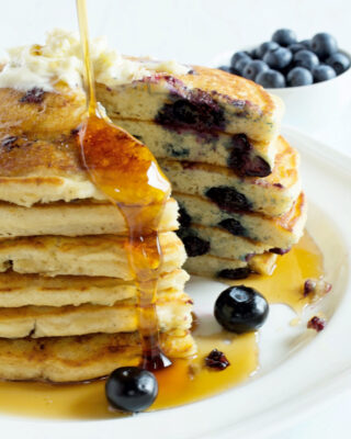 Blueberry Buttermilk Pancakes