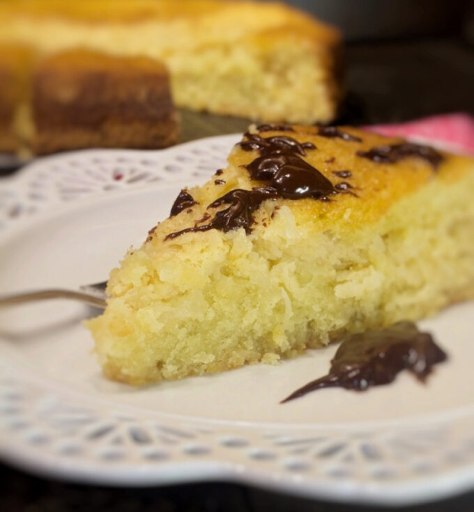 Coconut Crunch Cake.