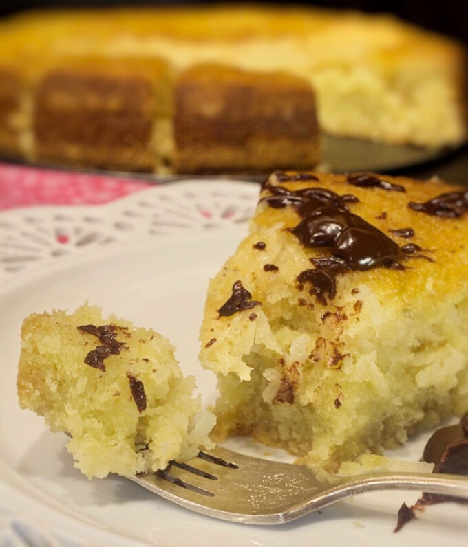 Coconut Crunch Cake.