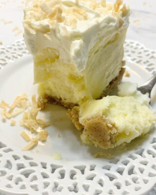 Coconut White Chocolate Cheesecake