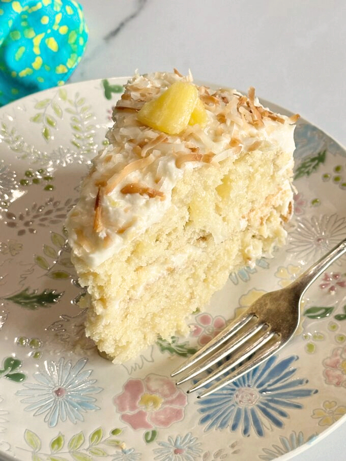 Pineapple Coconut Cake.