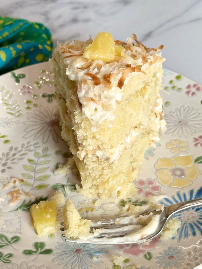 Pineapple Coconut Cake.