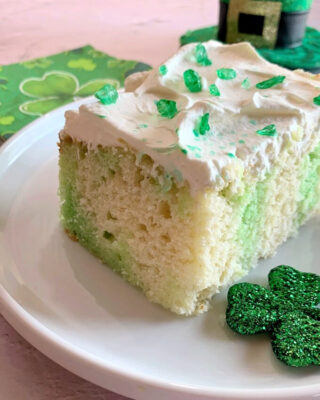 Homemade Buttermilk Lime Poke Cake