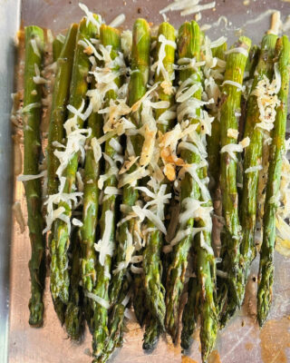 Roasted Lemon Parmesan Asparagus