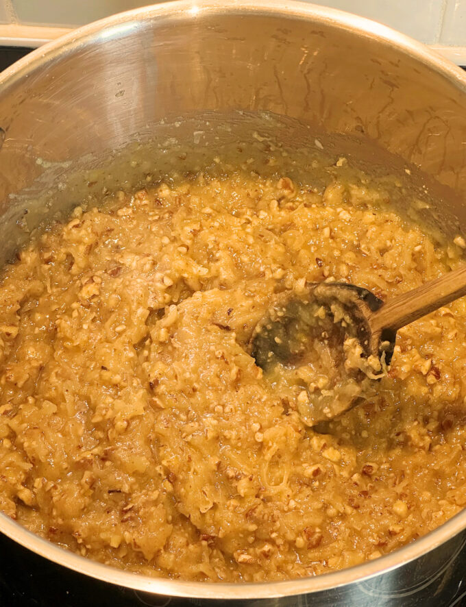 Coconut Pecan Frosting.