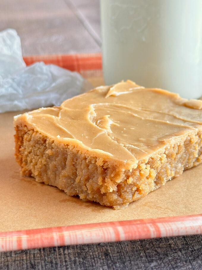 Lunch Lady Peanut Butter Bars.