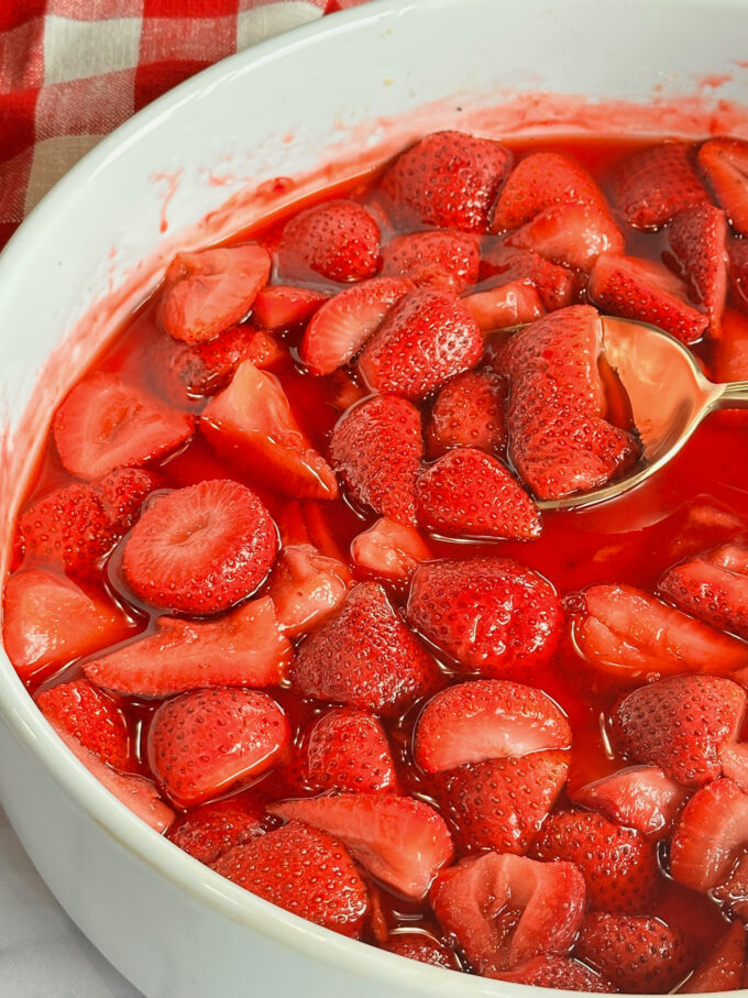 Oven Roasted Strawberries.