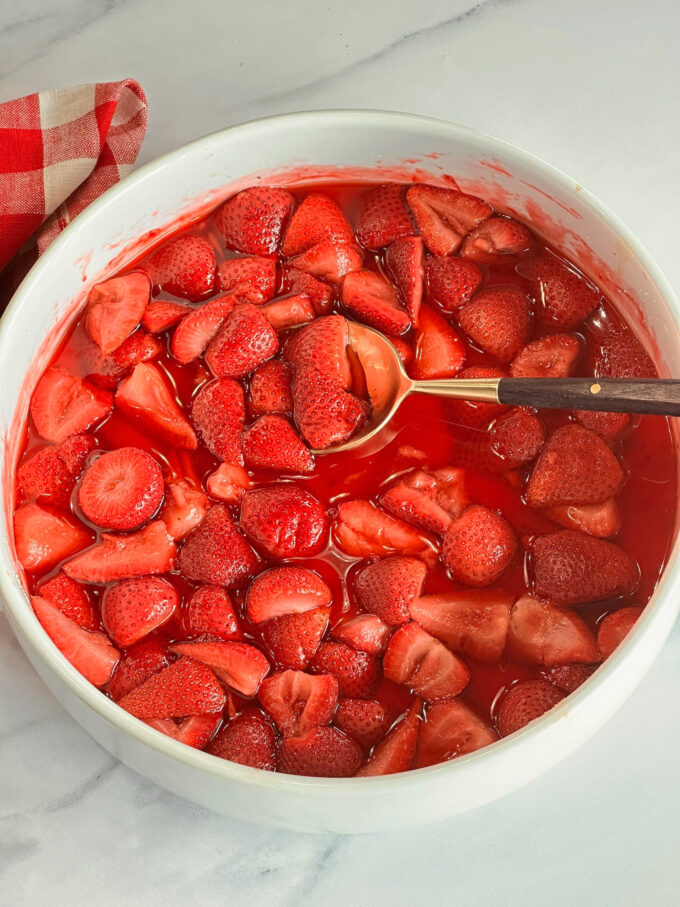 Oven Roasted Strawberries.