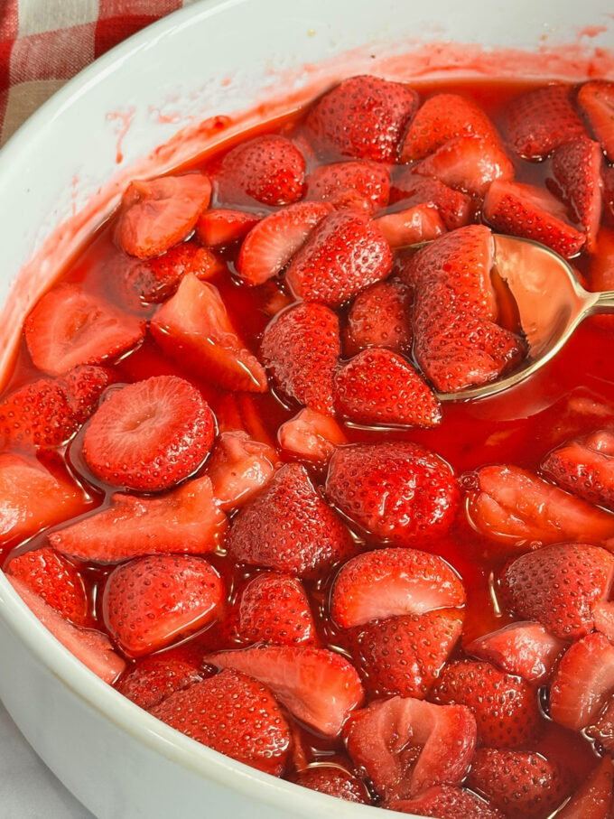 Oven Roasted Strawberries.