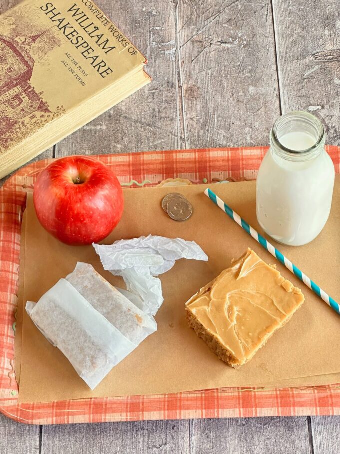 Lunch Lady Peanut Butter Bars.