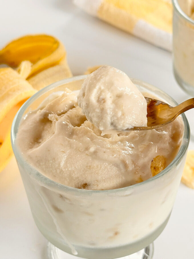Banana Custard Ice Cream.