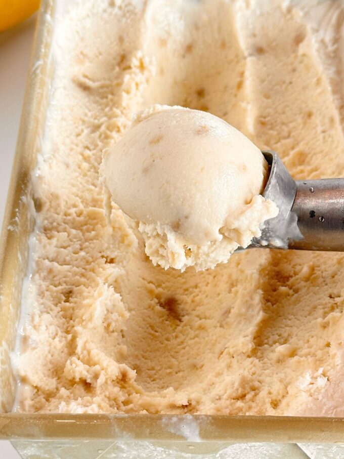 Banana Custard Ice Cream.