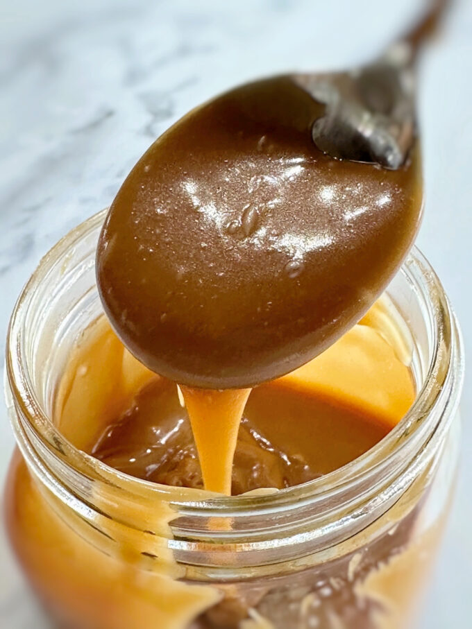 Salted Caramel Sauce.