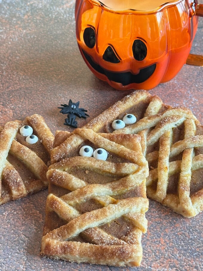 Mummy Pumpkin Pastries.